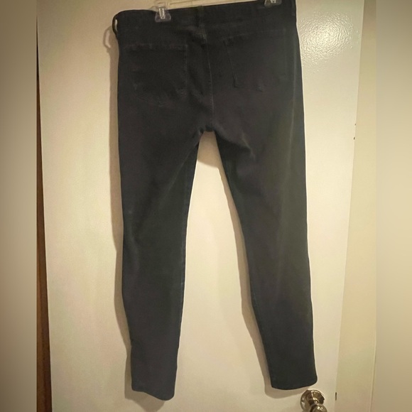 Kut from the Kloth Donna Skinny Jeans- Black Size -10 - Picture 7 of 7